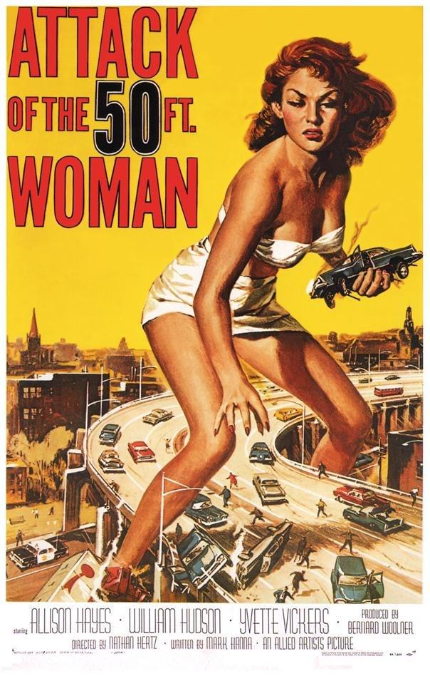 Attack of the 50 ft Woman, original poster
