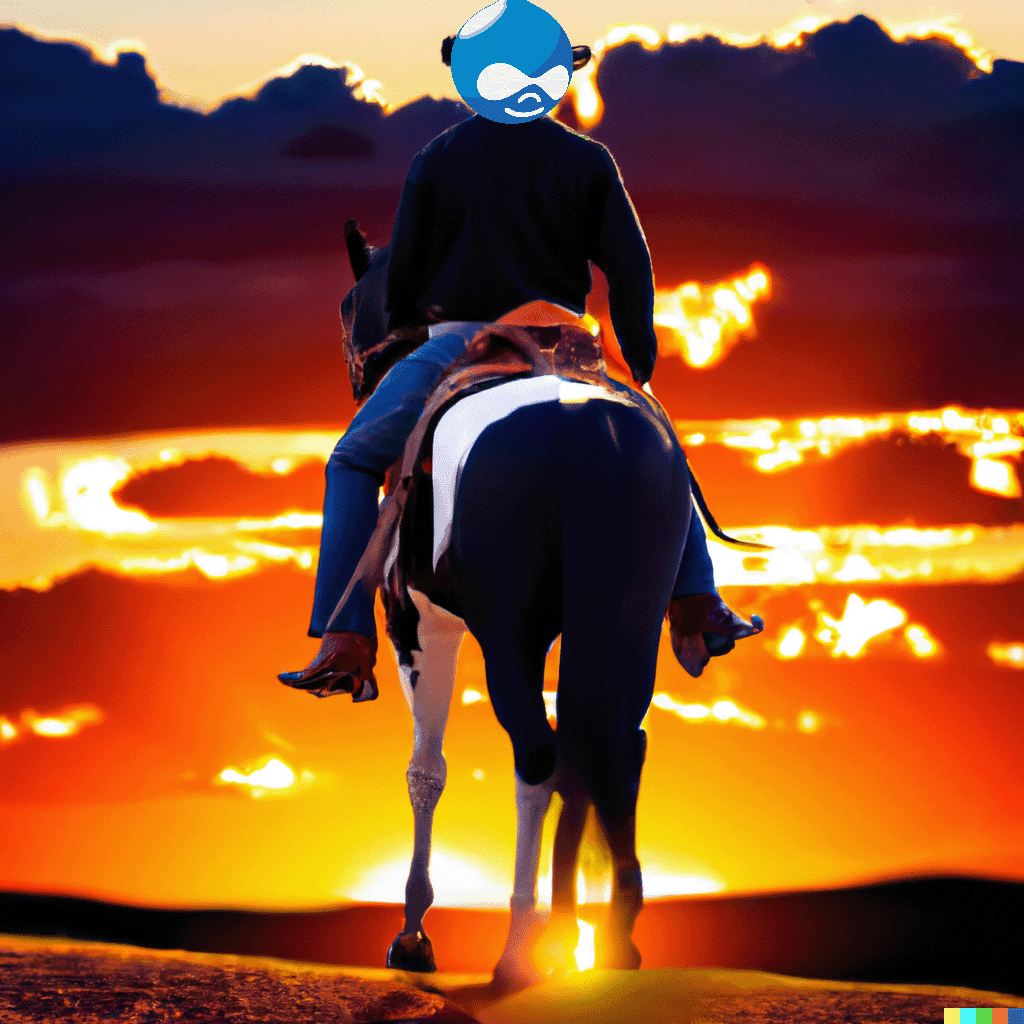 Drupal 9, riding off into the sunset
